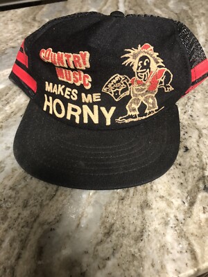 Vintage 3 Stripe Mesh Trucker Hat crude 