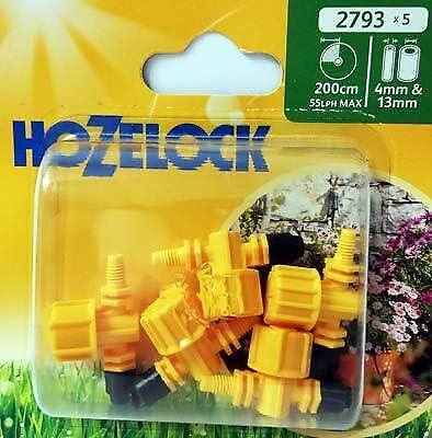 Hozelock Irrigator 90 Degree Adjustable Flow Irrigation Vari-Jets Pack of 5 - Picture 1 of 6
