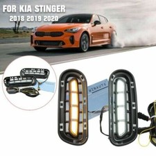 For Kia Stinger 2018 2019 2020 Pair Led Daytime Running Light Front Fog Light For Kia Stinger 2018 2019 2020 Pair Led Daytime Running Light Front Fog Light