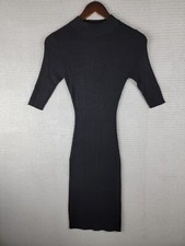 Say What? dress size medium black tight rayon blend stretch