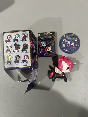 tokidoki x ARCANE League of Legends Unicorno *Vi* w/Box/Guide/Sticker LE
