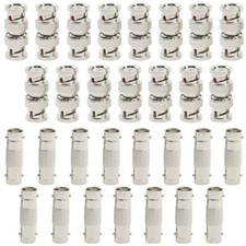 30 Pcs Bnc Female To Female Straight Coupler Adapter Bnc Male To Male Straight