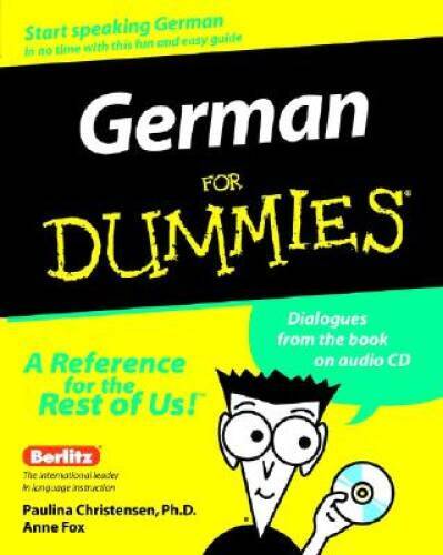 German For Dummies - Paperback By Christensen, Paulina - GOOD