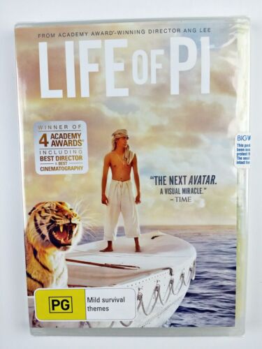 Life Of Pi DVD Ang Lee Movie - Region 4 BRAND NEW SEALED - Picture 1 of 5