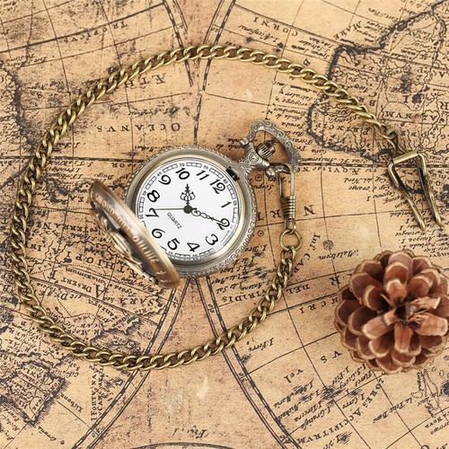 Reloj de Bolsillo Hueco Theme of Sword Art Online Hot Anime SAO Doble Patrón de Espada - Imagen 12 de 12