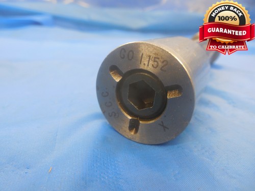 1.1520 & 1.1600 CLASS X PIN PLUG GAGE GO NO GO 1.1563 -.0043 1 5/32 1.152 1.160 - Picture 2 of 3