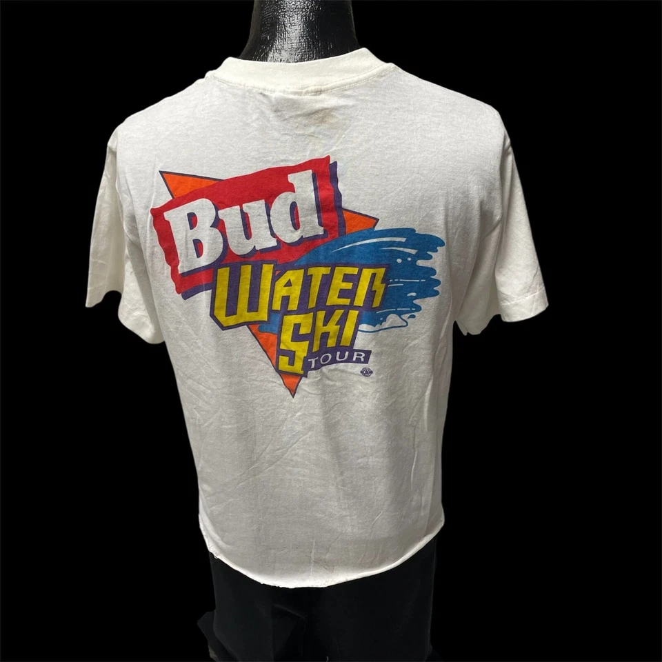 De colección Años 90 Stony Creek 1993 BUD WATER SKI Tour Rey de Cervezas Anheuser Busch EE. UU. Foto 2 de 4