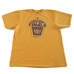 Adidas Los Angeles Lakers 2010 Nba Finals Men S Unisex T Shirt Kobe Gasol Ebay