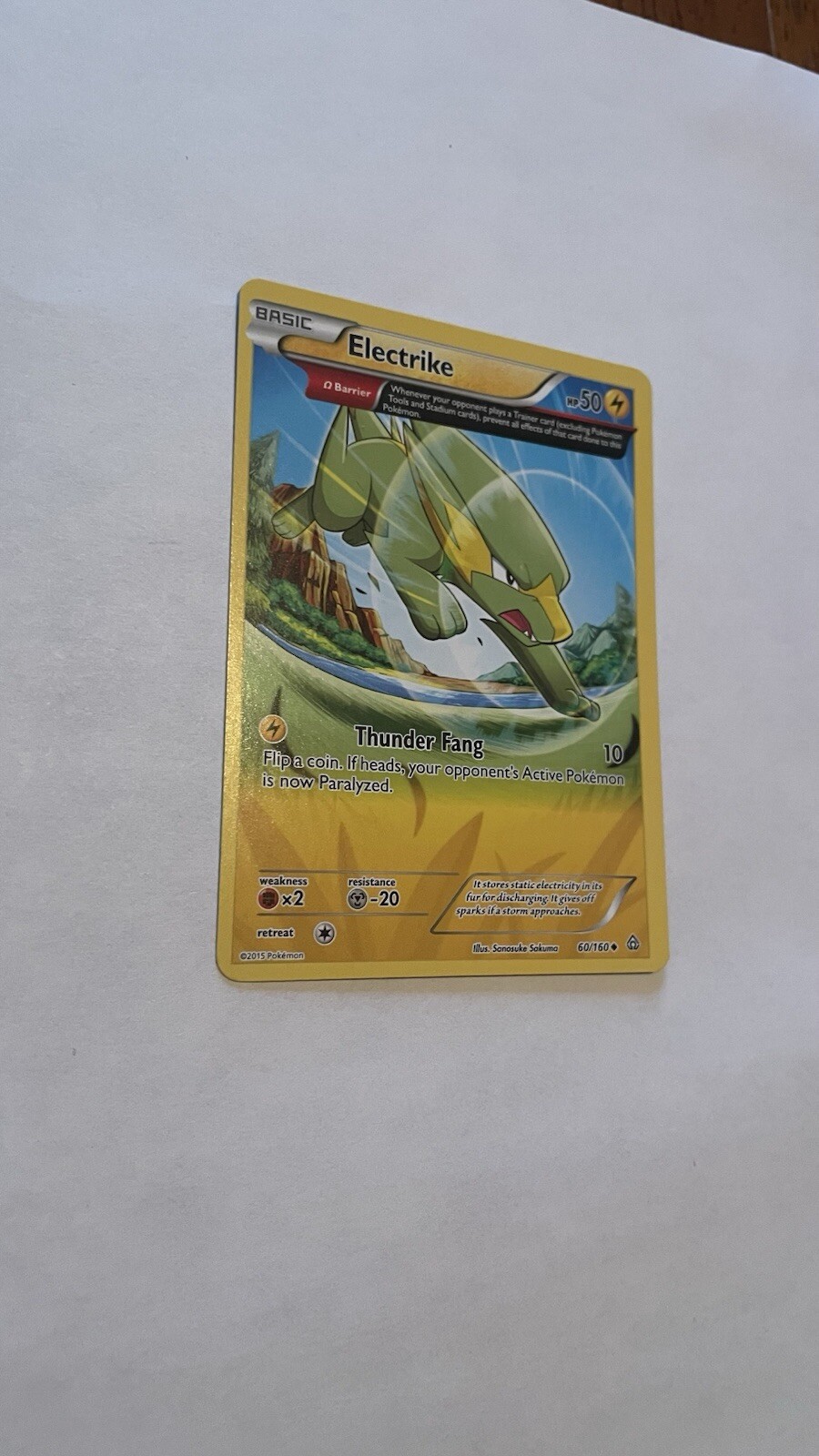 Pokémon TCG - Electrike - 60/160 - Uncommon - XY: Primal Clash [Near Mint]