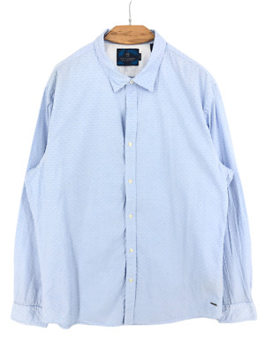 Scotch & Soda Herren Langärmliges Freizeithemd Größe 2XL