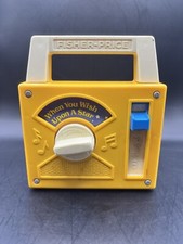 Fisher Price Music Box Toy Radio 'When You Wish Upon A Star' 1980 -Works 
