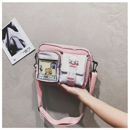 Plastics Kawaii Bag Dacron Transparent Crossbody Bags Women - Picture 5 of 16
