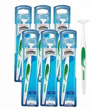 Listerine UltraClean Access Flosser (with 3 Refill Heads) (Pack of 6)