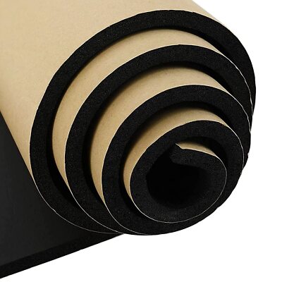 12x59 Inch Neoprene Sponge Foam Rubber Sheet Roll for Cosplay, 3/4 Inch Thick