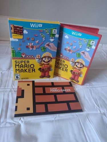 Super Mario Maker for Wii U - complete in box with level idea booklet