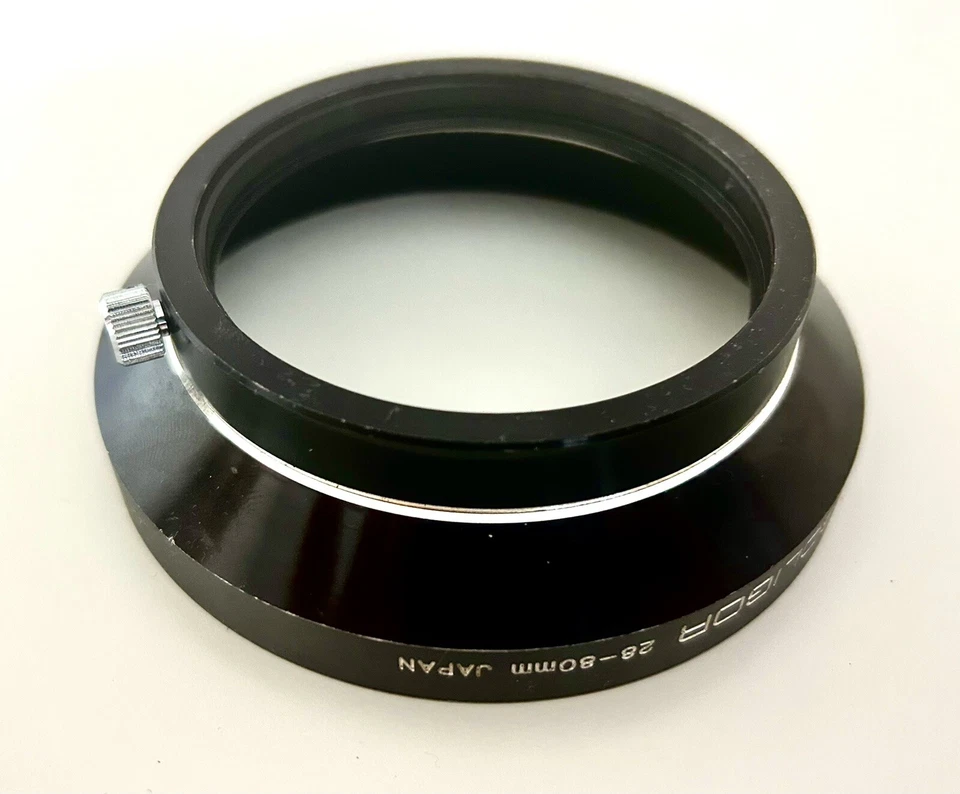 📷 SOLIGOR accesorio parasol gran angular 65 mm MF 28-80 mm Hecho en Japón Foto 4 de 4