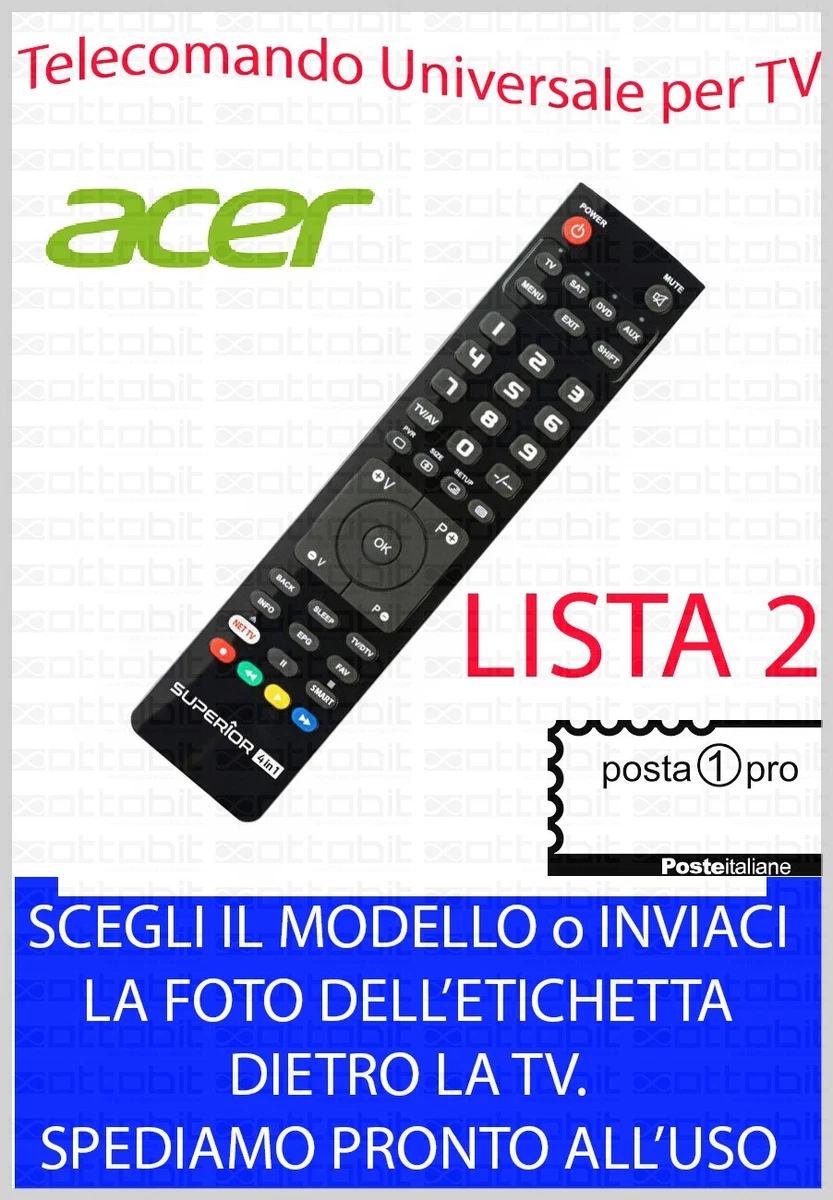 Re-Flix Superior Light - Telecomando 4 In 1, Adatto Per TV TD