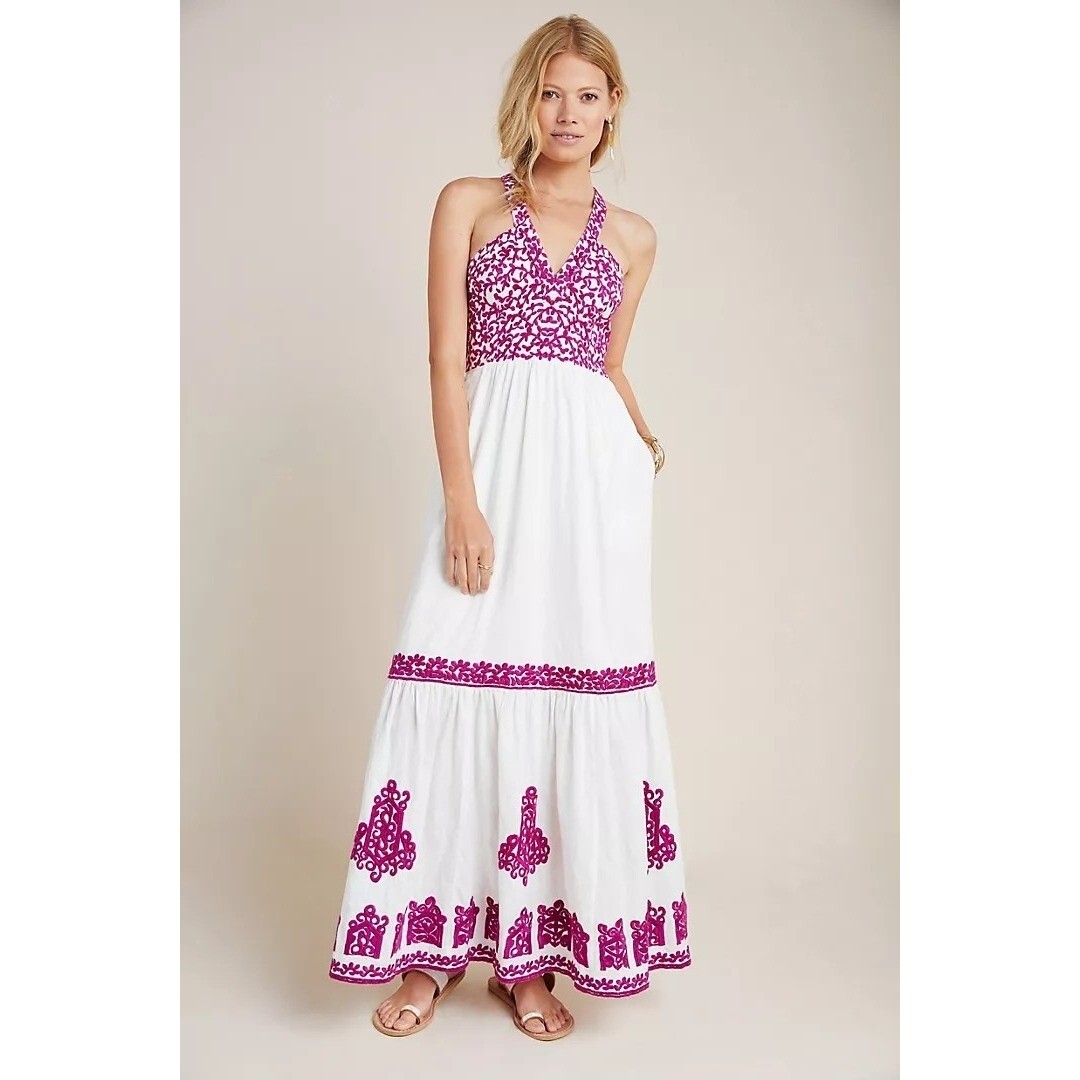 Anthropologie Manuela Embroidered Dress Size 10 | eBay Anthropologie Manuela Embroidered Dress Size 10 | eBay