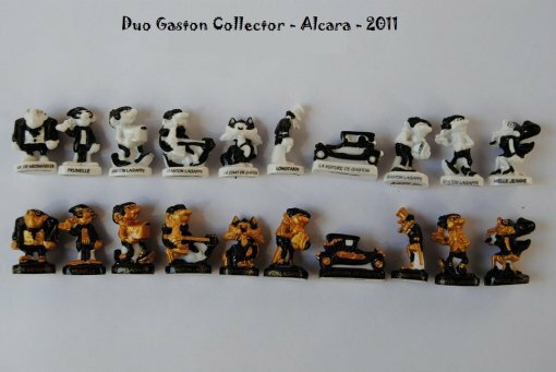 2011 Alcara Duo Gaston Lagaffe Coleccionista Habas Brillo Porcelana 3Da Elegir