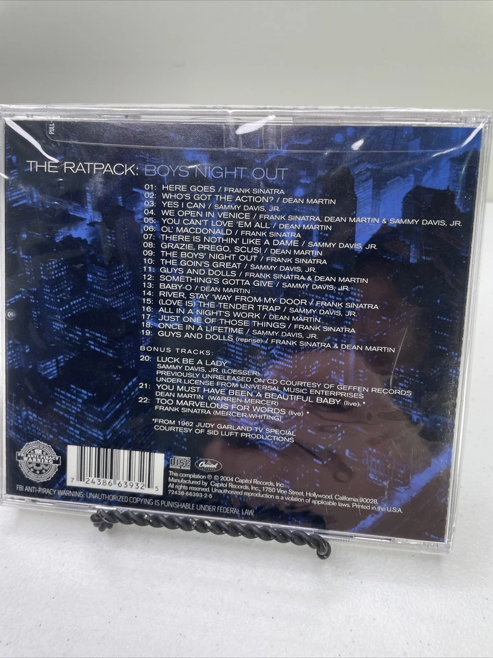 Boys Night Out by The Rat Pack (CD, Album, 2004, Capitol Records) Sealed - Image 3 of 4