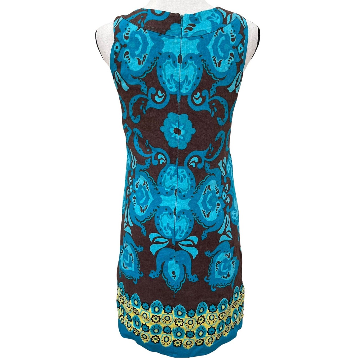 turquoise brown dress Coral In The Sea Turquoise Brown Dress main image 1