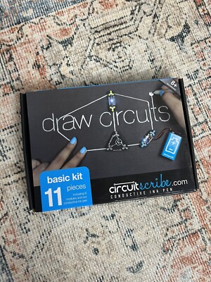 Circuit Scribe Basic Kit: Draw Circuits Instantly – Includes Conductive Pen 
