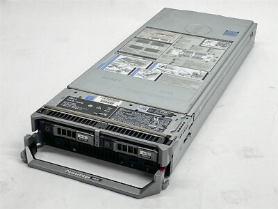 Dell PowerEdge M630 Blade 2*Intel Xeon E5-2650 v3 2.3GHz 2*200GB SSD -No RAM-