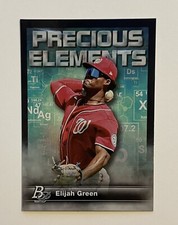 Elijah Green 2023 Bowman Platinum #PE-24 - Precious Elements Insert - Washington