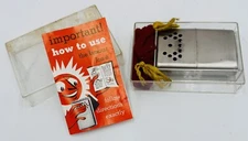 Vintage JON-E JON E Hand Warmer With Red Pouch Manual Pouring Cup & Original Box