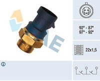 FAE 37910 Temperaturschalter, KüHlerlüFter For Alfa Romeo CitroËN Fiat Innocenti
