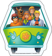 Sticker - Scooby Doo Mystery Machine Shaggy Fred Daphne Velma 4.88" Decal 5838