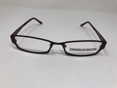 Caravelle By Bulova Eyeglasses Frame TIPON BURGUNDY MAGENTA 53-17-135 V723