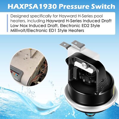 Hayward Water Pressure Switch Assembly H-Series ED1/ED2 Pool