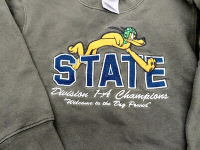 Disney sports sweatshirt（Pluto） Vintage Disney Store Pluto Football Sweatshirt Green State 1 A
