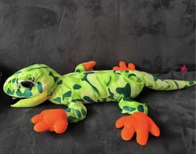 Toy Factory Giant Jumbo Plush Green Gecko Lizard Stuffed Animal 42 
