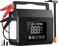 Hieha 4000A Portable Jump Starter with Air Compressor, 12V Car Batt... Fast Ship