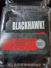 BLACKHAWK CQC SERPA HOLSTER GLOCK 42 410567BK-R Matte Black Finish R/H NEW