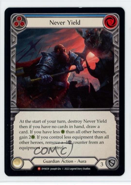 2022 Flesh and Blood - Dynasty Never Yield #DYN029