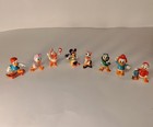 Disney Vintage Mickey Mouse Figures Lot Of 8 Minnie Donald Daisy Huey 2” Toppers