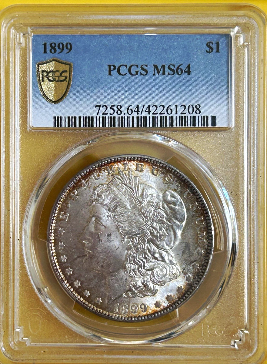 25+ MS 64 Graded 1899 Year Morgan US Dollars (1878-1921) for sale