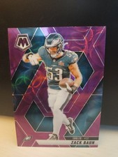 2025 Panini Mosaic Purple Scope Zack Baun #141 Philadelphia Eagles 
