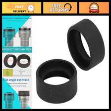 2Pcs Flat Angle Rubber Eyepiece Covers for 40-42mm Microscope Telescope Protec