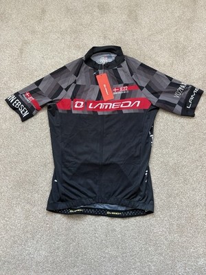 Neu mit Etikett Lameda John Ebsen Nr. 22 JE22 atmungsaktives leichtes Radtrikot - Large