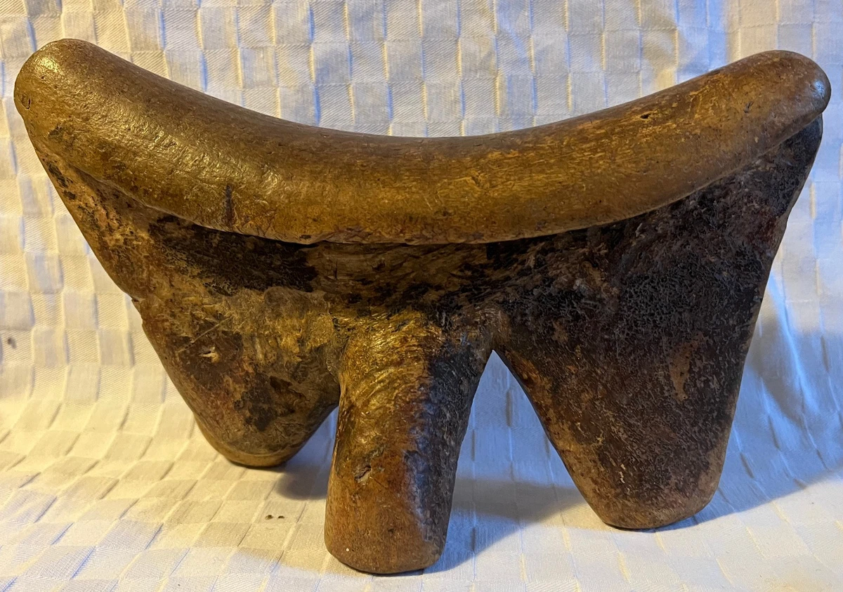 Appuie-tête Africain Ancien - Art Ethnographique - Fait Main En Éthiopie - Objet De Décoration