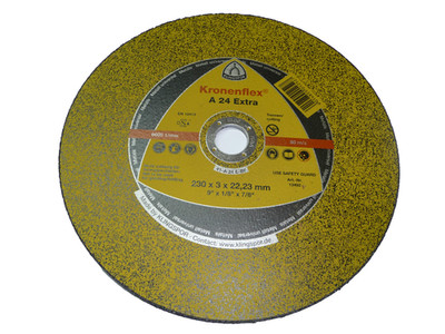 KLINGSPOR Trennscheibe gerade Metall Stahl 230x3x22,23 Kronenflex A24 Extra