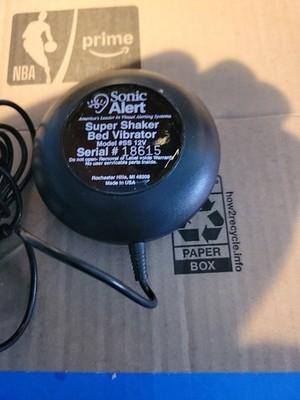 Sonic Alert Alarm Super Shaker Bed Vibrator Replacement Part Black Model #SS 12V