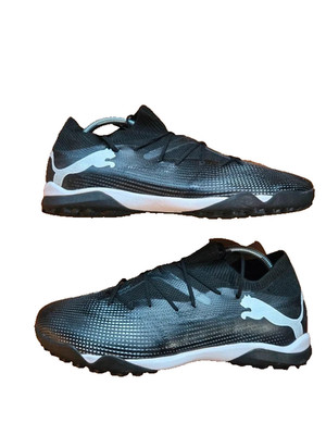Puma Future 7 Match TT Fußballschuhe | Herren | Schwarz & Weiß | UK 9