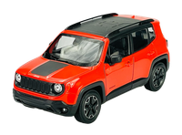 Welly Jeep Renegade Trailhawk Orange 1:24 Die Cast Metal Neu Im Kasten 17CM