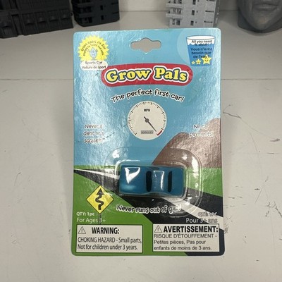 Vintage Grow Pals Blue Car Add Water Educational Experience Brand New In Package