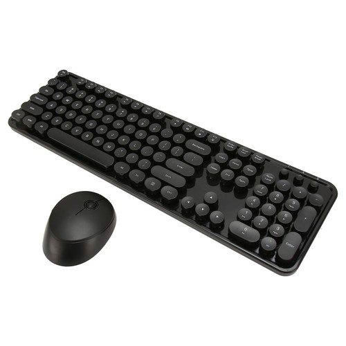 Wireless Keyboard And Mouse Combo 2.4G Wireless Easy Operate Retro Punk Ke MPF - Afbeelding 6 van 22